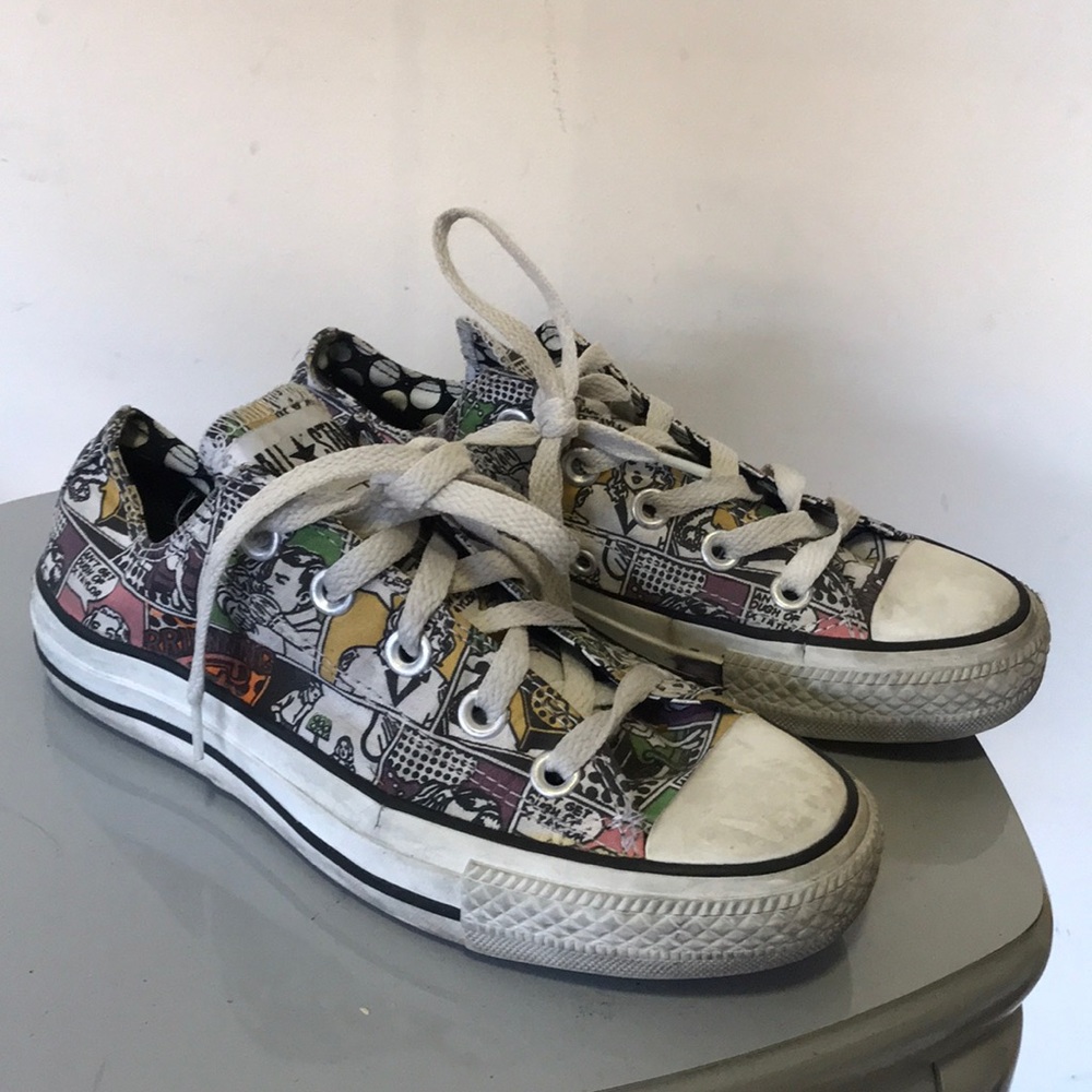 Converse comic print all star sneaker